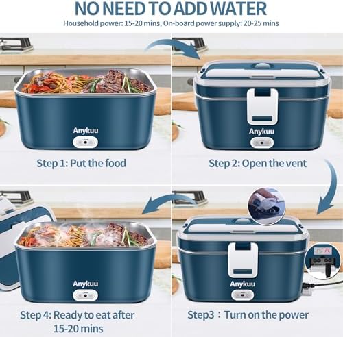 Vue 3 de Gamelle Chauffante Electrique