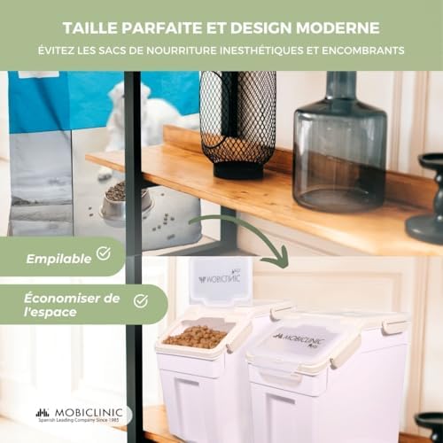 Vue 4 de Mobiclinic Conteneur Croquettes Chien