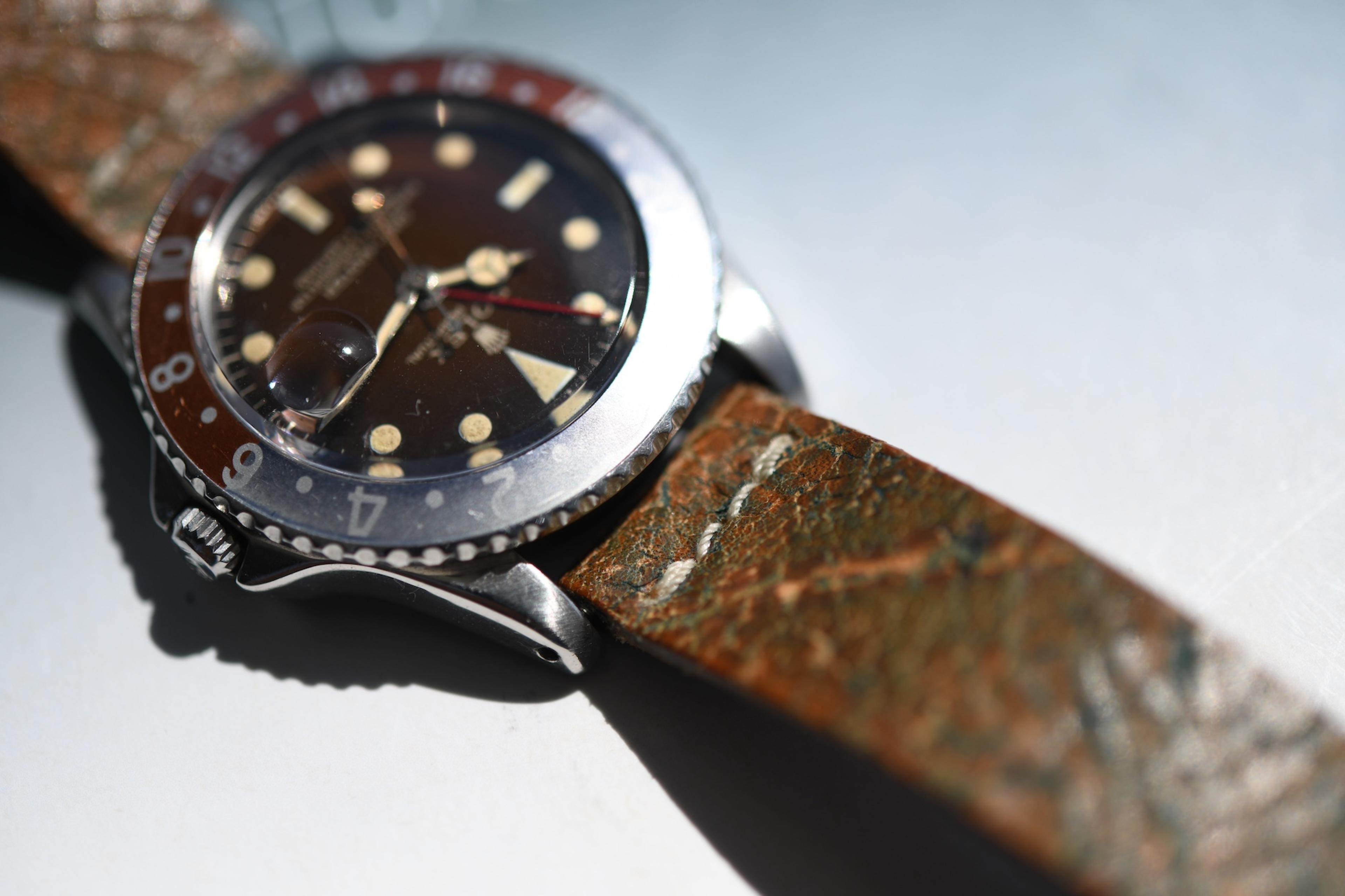 Rolex 1675 Gmt Master Gilt Tropical