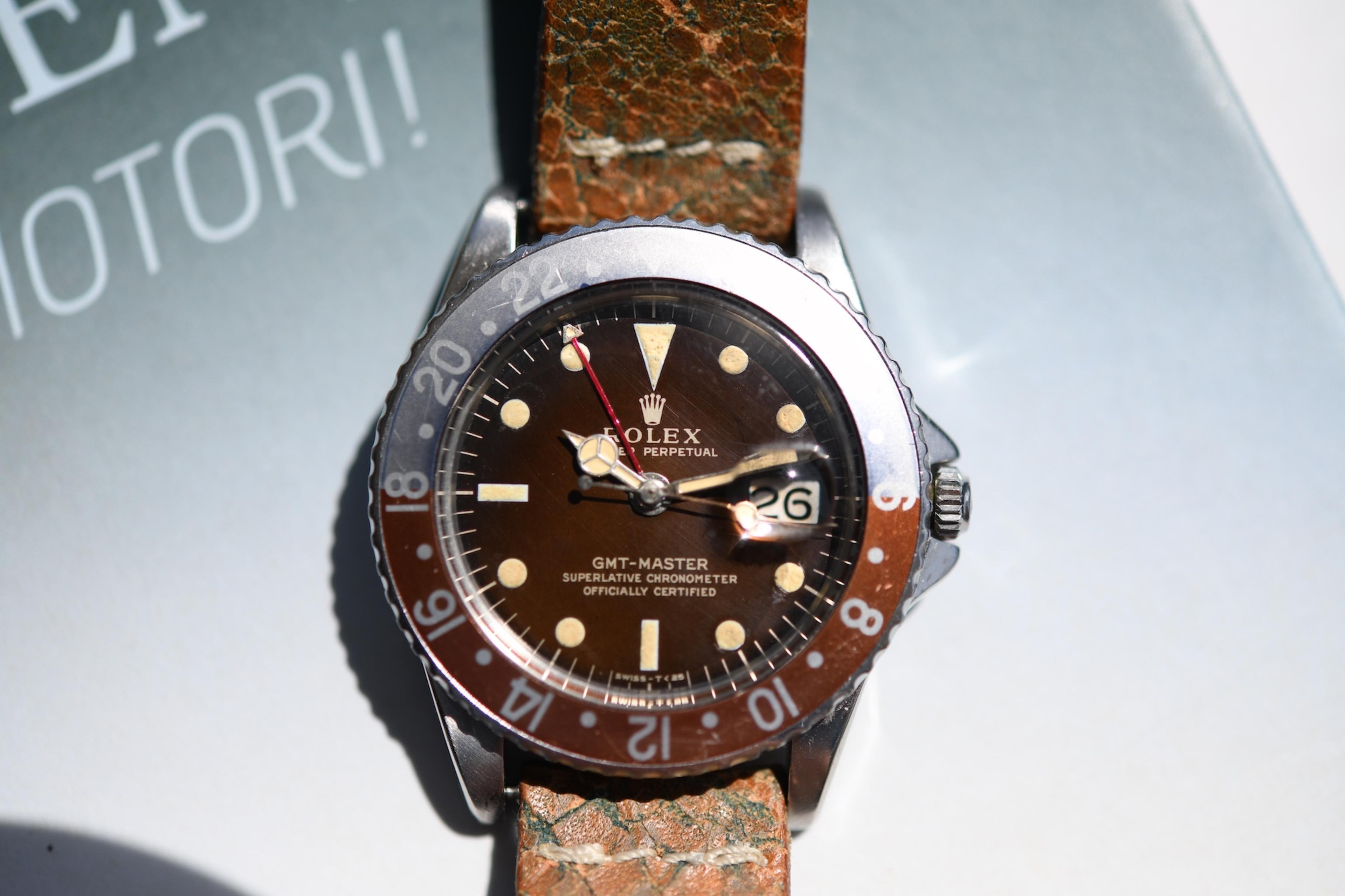 Rolex Rolex 1675 Gmt Master Gilt Tropical