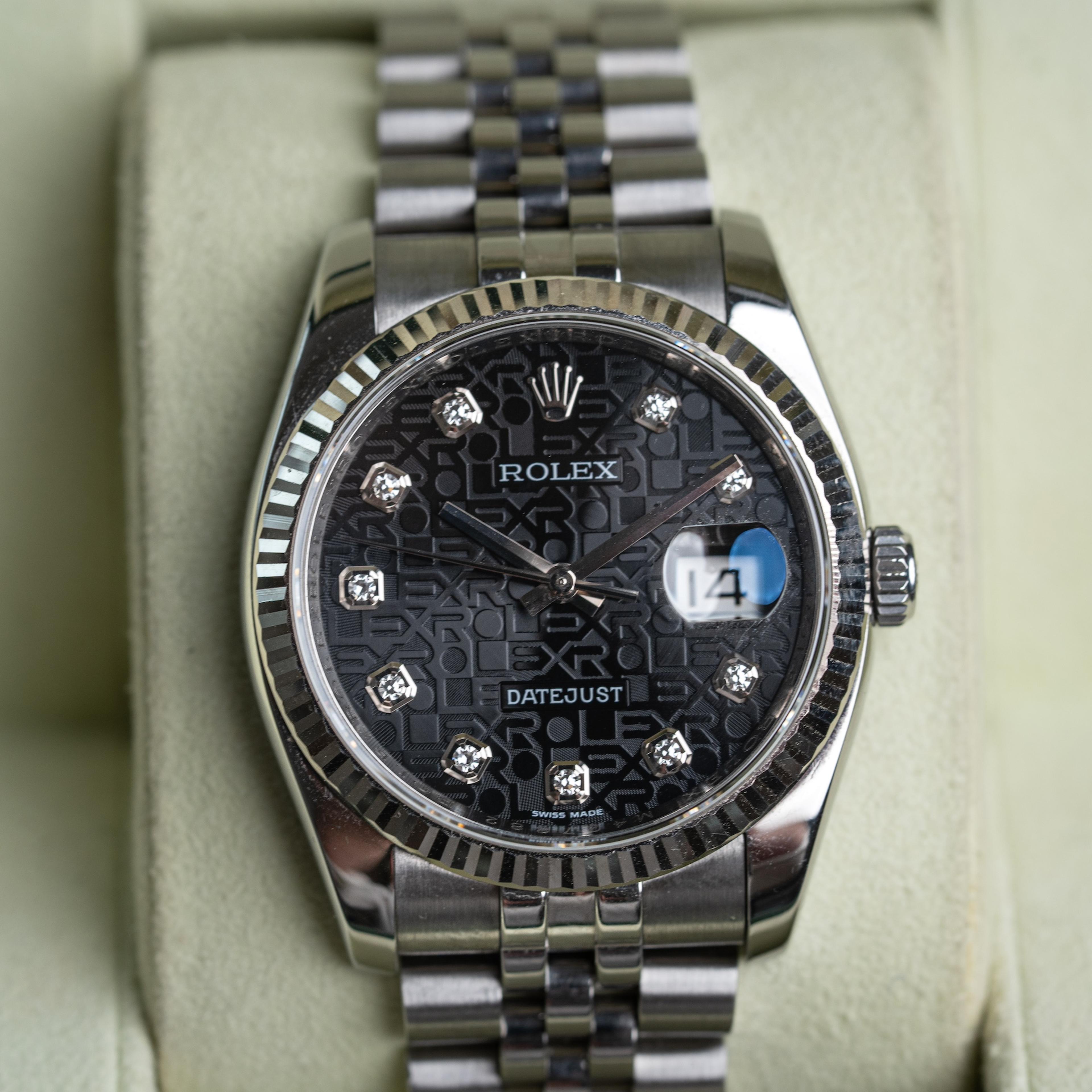 Rolex Rolex datejust 116234 black diamond