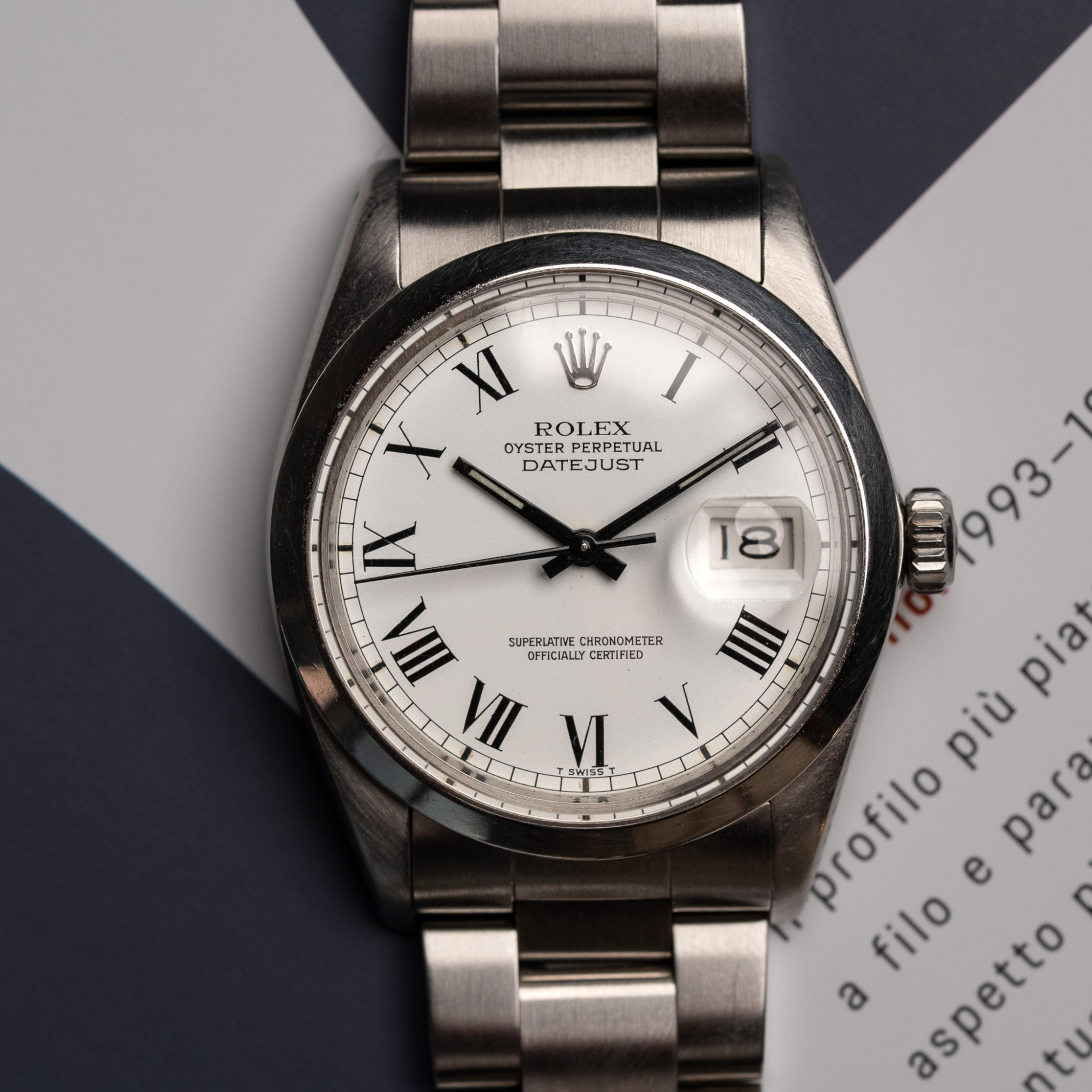 Rolex Rolex Datejust 1600 Buckley dial