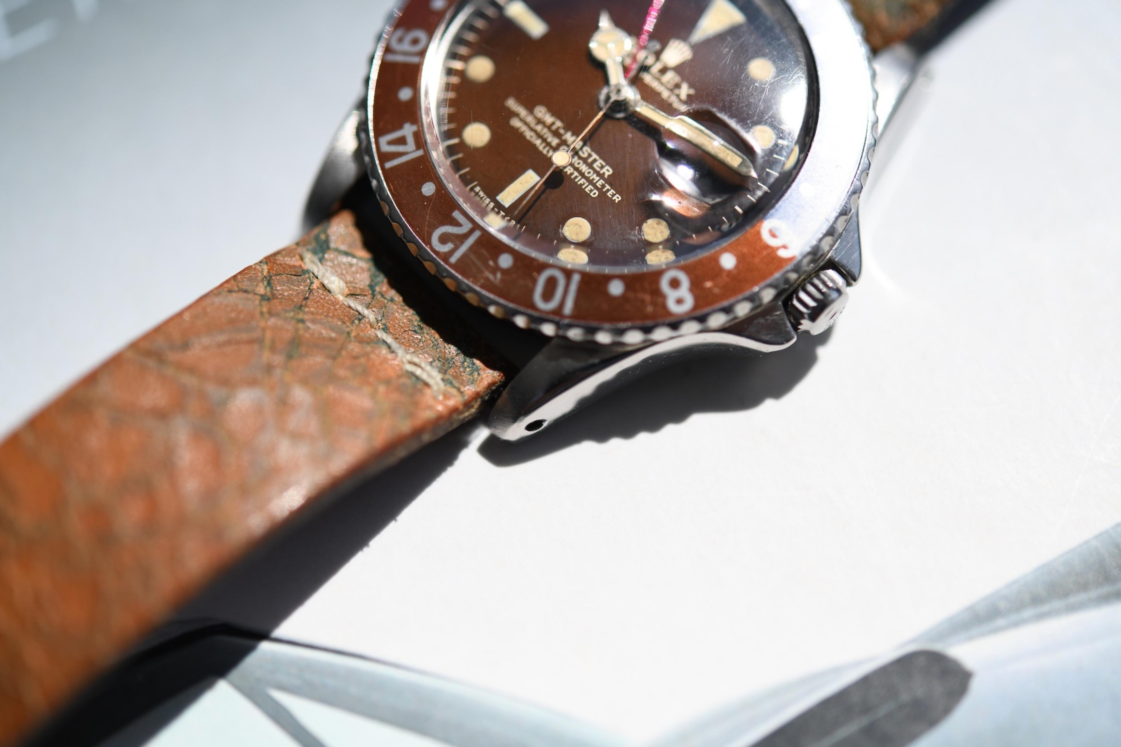 Rolex 1675 Gmt Master Gilt Tropical
