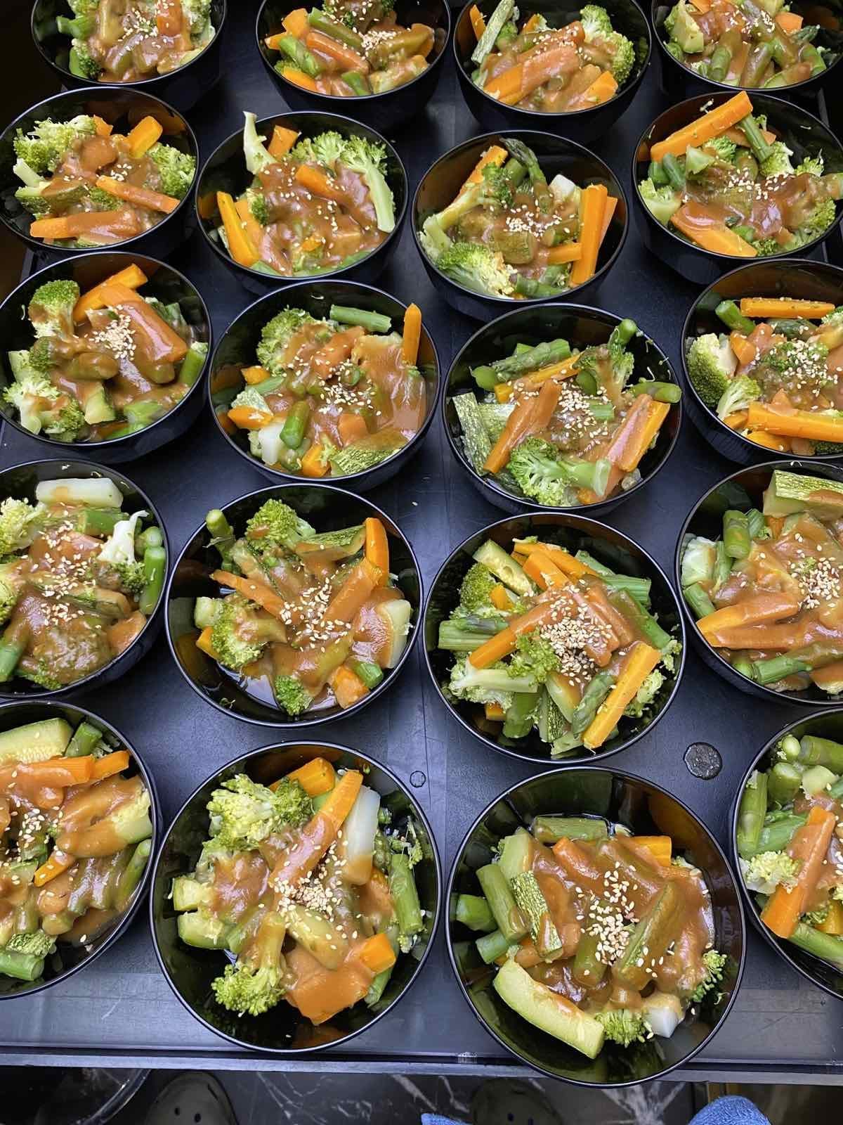 Healthy vegan dish