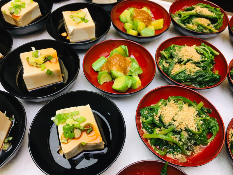 Healthy vegan dish