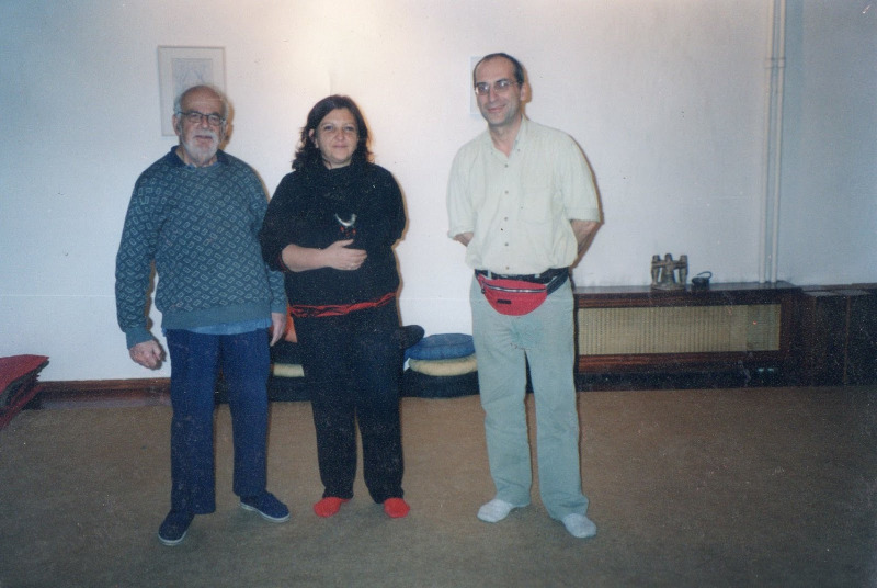 With Taichi teacher P. Kouropoulos