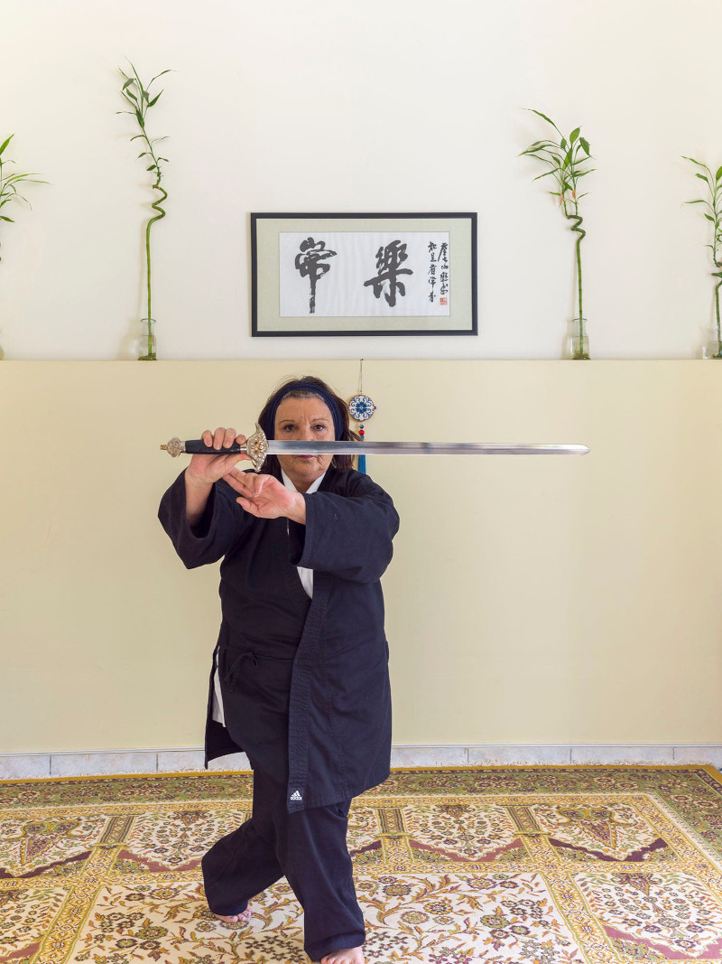 Taichi sword form by Eleftheria Kazantzi