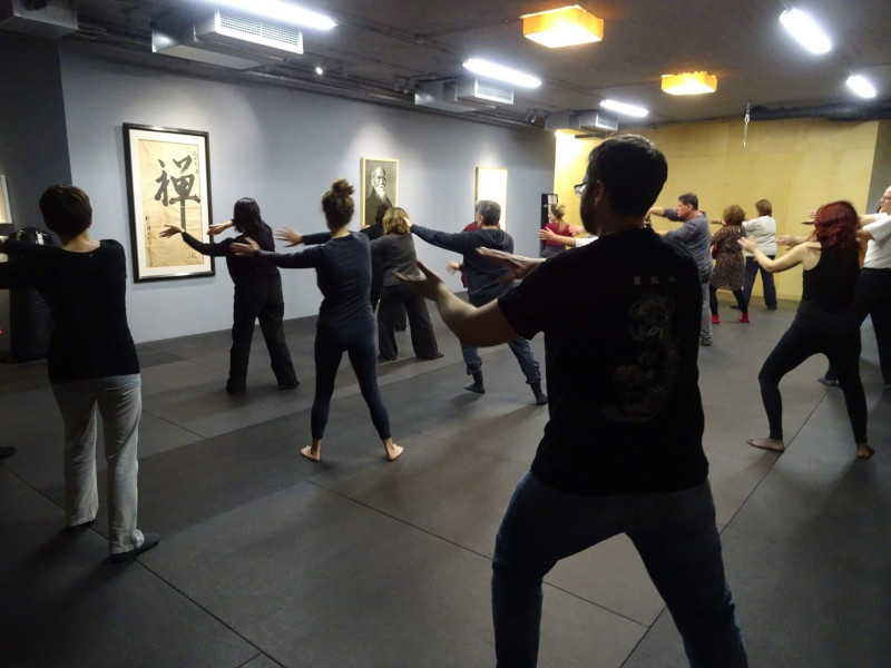 Chen Taichi practice in Athens