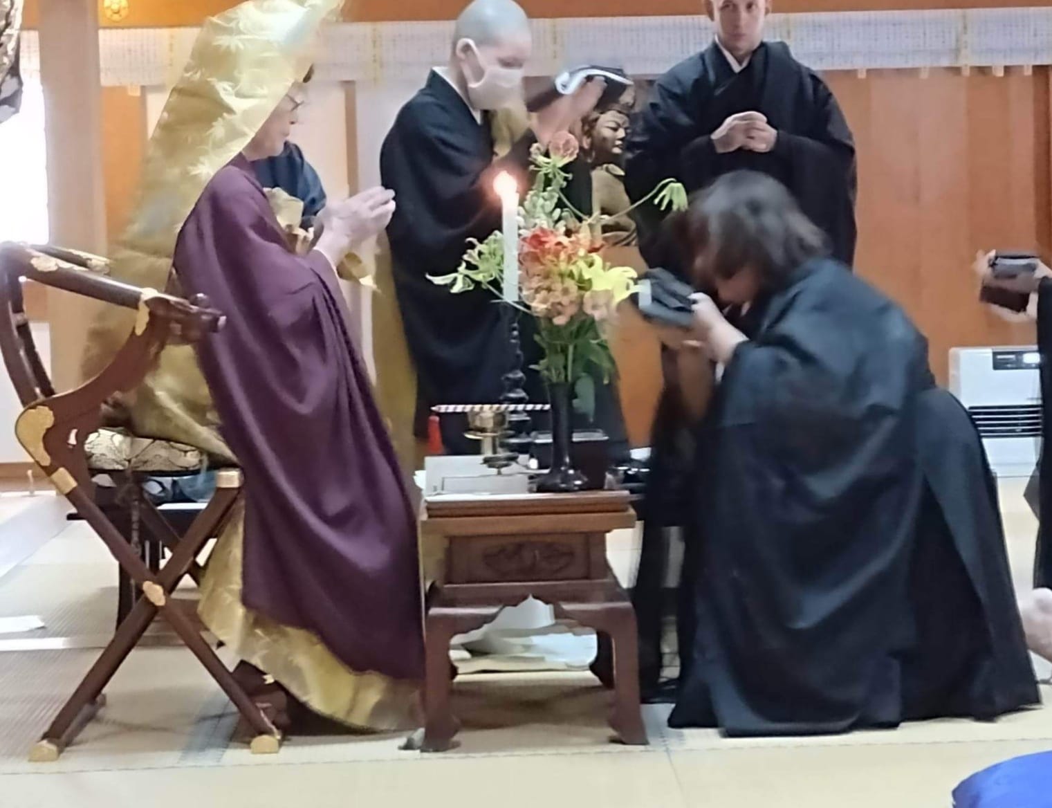 Zen ceremony