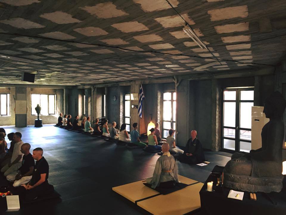 zazen with master Koten Roshi