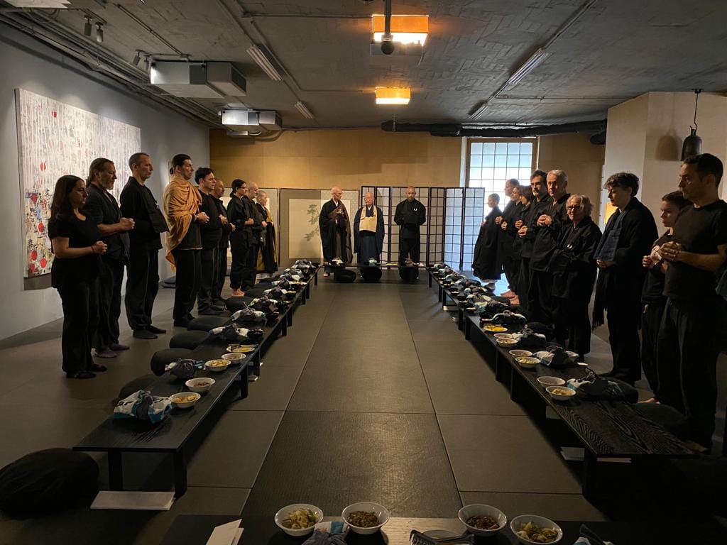 zazen with master Koten Roshi