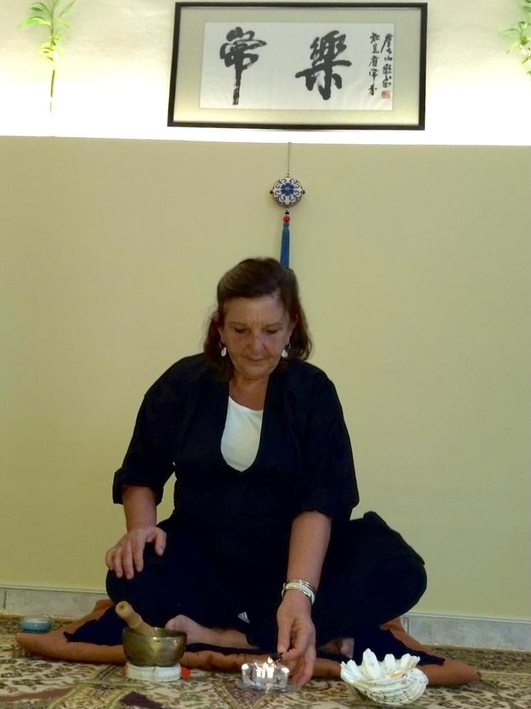 Eleftheria in Zazen