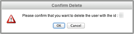Account Management -- Delete User