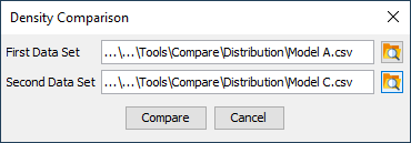 Compare Distribution: selecting two Log-Loss files