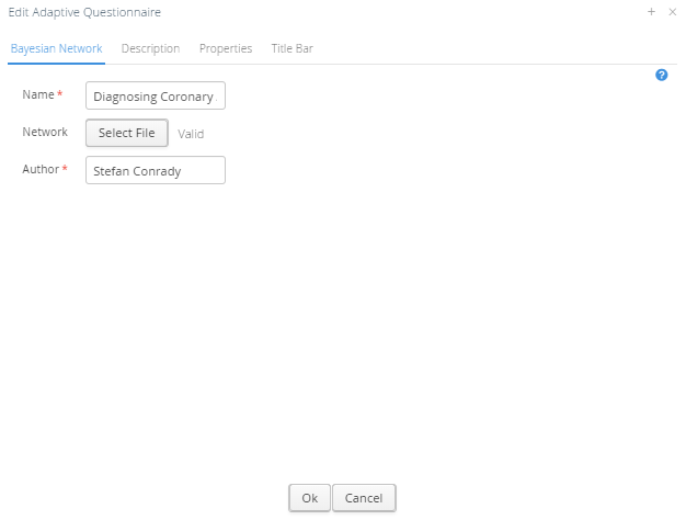 Editing properties before republishing an Adaptive Questionnaire