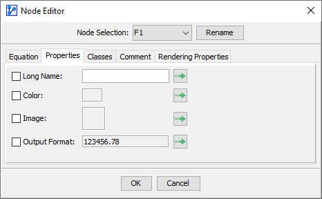 Function Node output format options