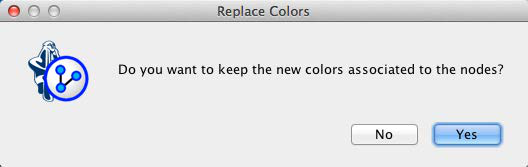 Prompt to keep the cluster colors after validating the clustering