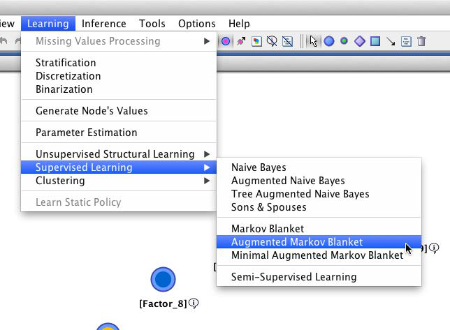 Full-Size Pickup network relearned at SC=0.6 with the Augmented Markov Blanket