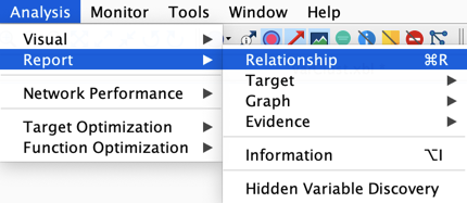 Relationship Analysis report