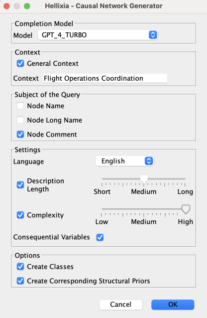 Hellixia Causal Network Generator