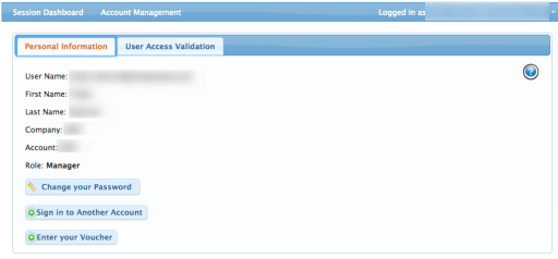 Personal Information
