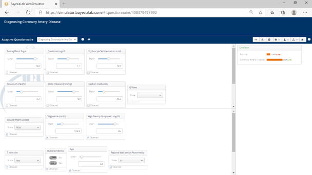 Adaptive Questionnaire Line layout