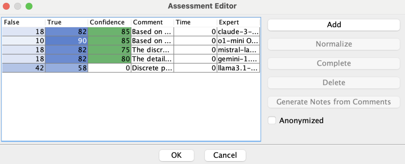 Assessment Editor