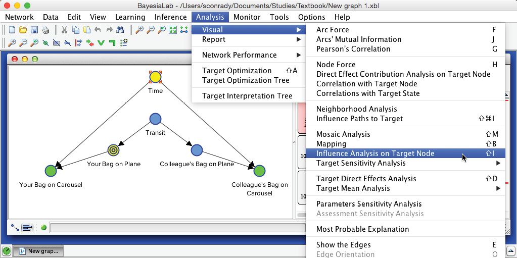 Running Influence Analysis after removing evidence