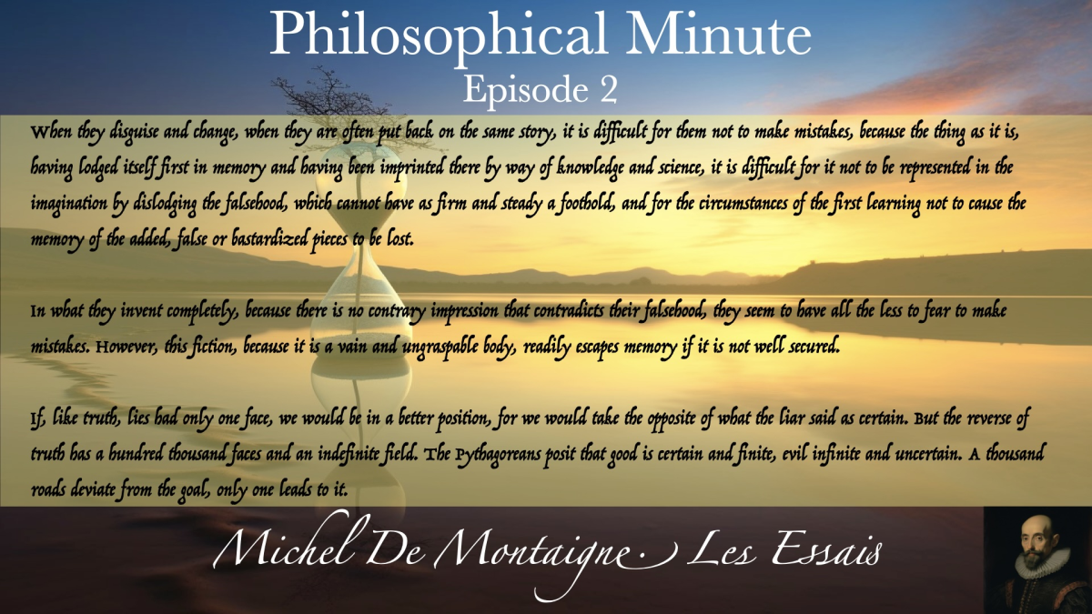 Illustration for the Montaigne Les Essais example (episode 2)