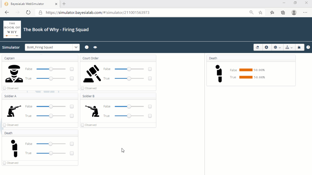 WebSimulator intervention scenario for Soldier A