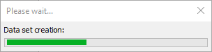 Step 5: Dataset Creation progress bar