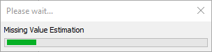 Step 5: Missing Values Estimation progress bar