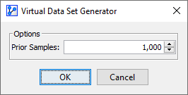Generate Prior Samples dialog