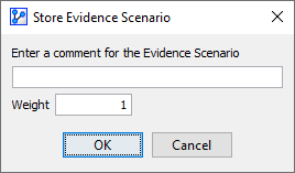 Store Evidence Scenario prompt
