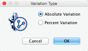 Exporting Absolute Variations to a file