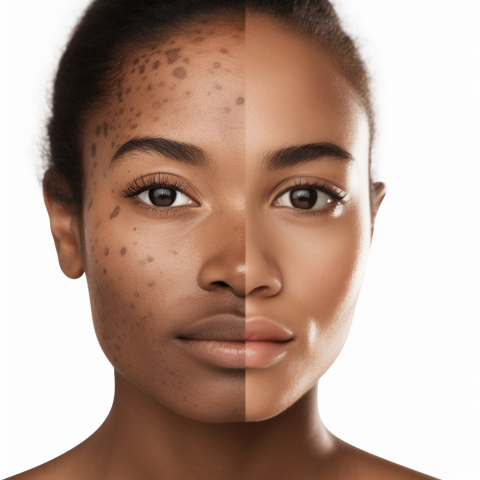 Causal semantic network for skin hyperpigmentation