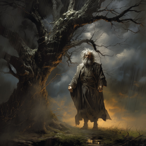 Illustration for the King Lear example