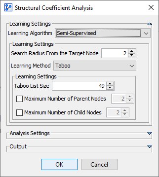 Semi-Supervised learning settings