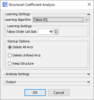Taboo EQ learning settings