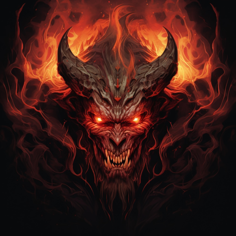 Illustration for The Demon example