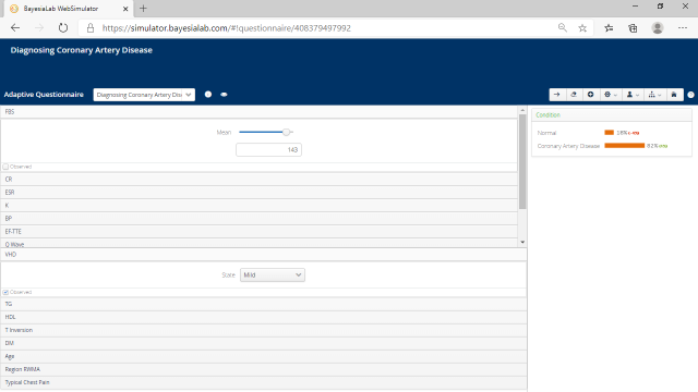 Adaptive Questionnaire Accordion layout