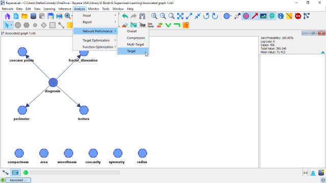 Network Performance analysis for the target