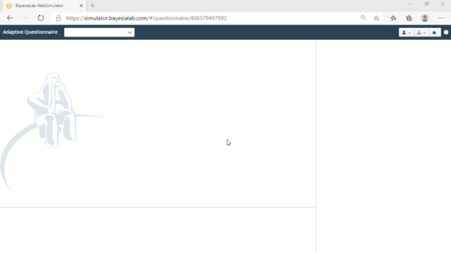 Adaptive Questionnaire selection list