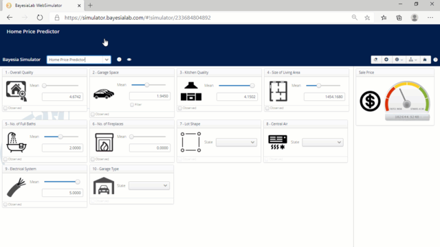 WebSimulator information and image popup