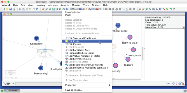 Opening the Cost Editor