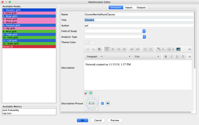 WebSimulator Editor: Available Nodes