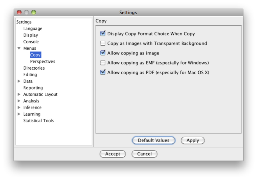 Save as Image contextual menu item on the Graph Panel