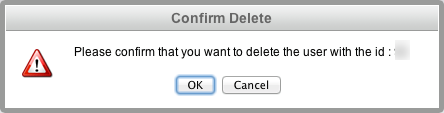 Account Management — Delete User