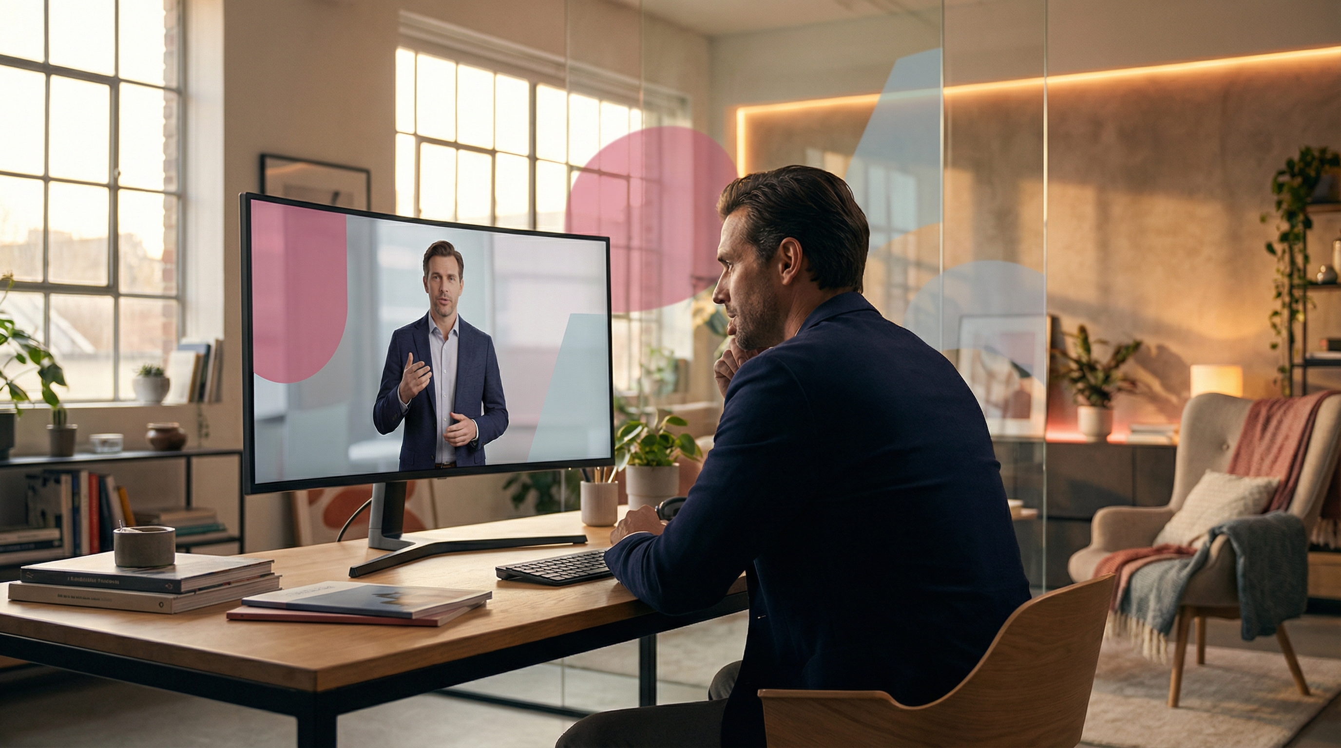 AI digital twins for executive presence