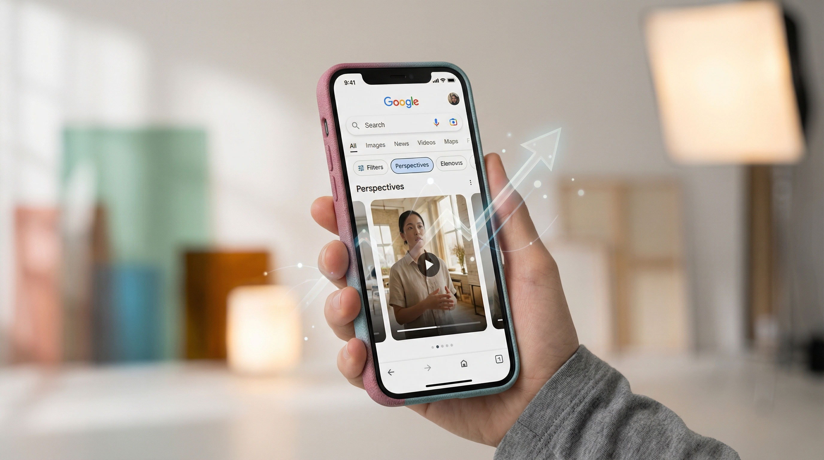 Short-form video for Google Perspectives Optimization